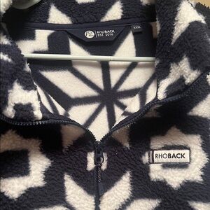 Rhoback Summit Fleece Pullover Snowfall Navy Blue  - XXXL